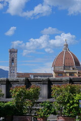 Fototapeta premium the view of Florence Cathedral, the romantic Italy