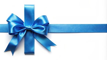 Blue bow cutout with background, blue, bow, cutout,background, ribbon, decoration, isolated, graphic design