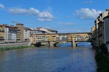 Vecchio Bridge in Florence, Romantic Italy