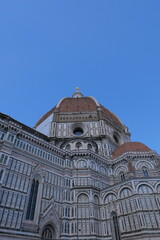 the view of Florence Cathedral, the romantic Italy