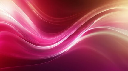 Abstract pink and white wave background. Swirling, flowing design.