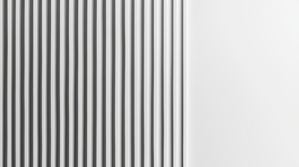 Obraz premium Simple Black Line Pattern on White Background