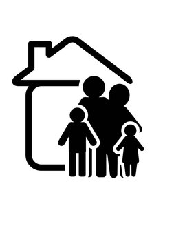 familia icon imagen family hogar casa