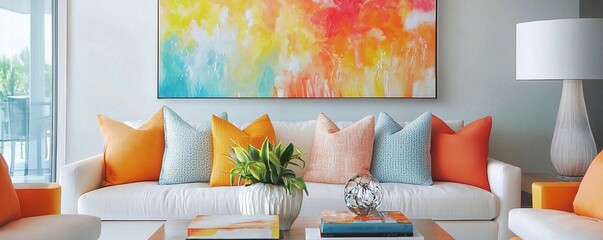 Radiant interiors transformed with vivid summer hues and light