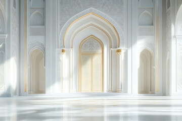 Obraz premium Majestic Islamic Architecture Interior Design