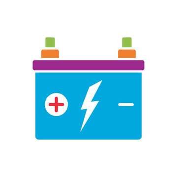 recommend clip art: Accumulator Battery icon vector design templates simple and modern concept, isolated on white background