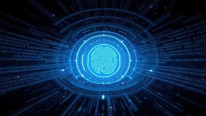 Digital Fingerprint Authentication System Data Security