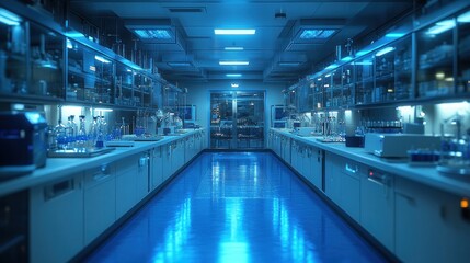 Fototapeta premium Laboratory Interior technology.