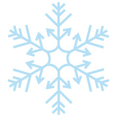 Christmas Snowflakes. Flake crystal collection. Happy new year, xmas, christmas. Snow, holiday, cold weather, frost. Winter design elements. Vector illustration.