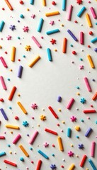 Whimsical sprinkle pattern for walls, fabrics, or designs, pattern, design