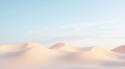 Ethereal Sands: Futuristic Desert Landscape with Mystical Energies and Delicate Chromatic Shifts