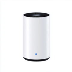 Compact White Portable Air Purifier: Breathe Easy with Style
