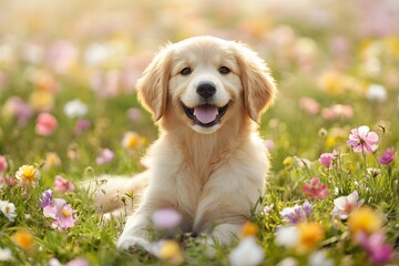 Cute puppy. Generative AI