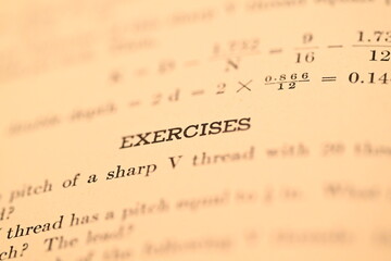 Fototapeta premium exercises for reinforcement learning in mathematics