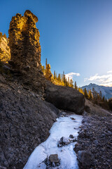 Hoodoo Creek Trail near Abraham Lake Nordegg Alberta Clearwater County
