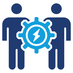 Conflict Management Icon Element For Design