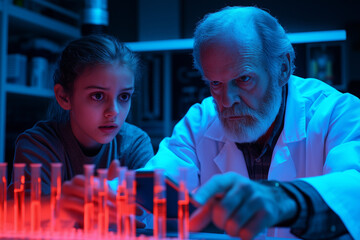 On January 17th, International Mentoring Day. Medical vials. 