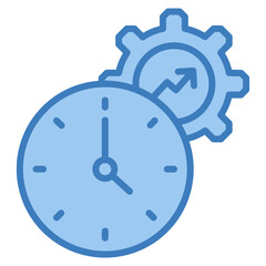 Time Management Icon Element For Design