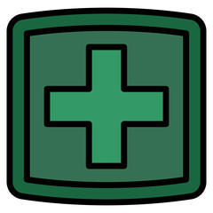 Fototapeta premium Medical Cross Icon