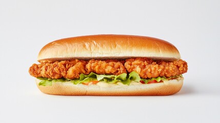Savor the Flavor: Crispy Tofu Sandwich Close-Up for Clean Ad Look
