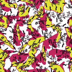 abstract background with butterflies