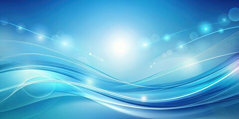 Obraz premium Abstract blue background with soft gradients and elegant design elements, blue, abstract, background, design, gradient