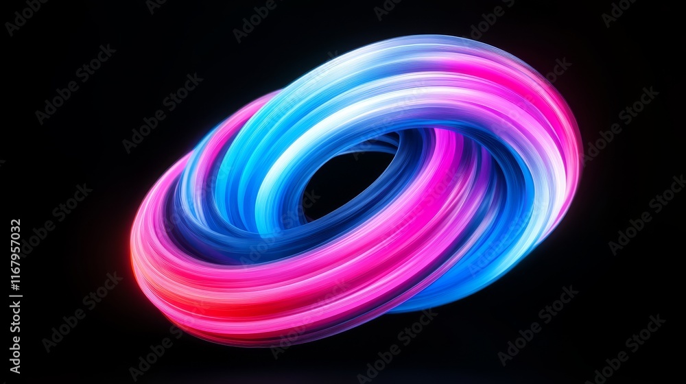 Poster 3d technology abstract art dynamic fluid kv background creative design