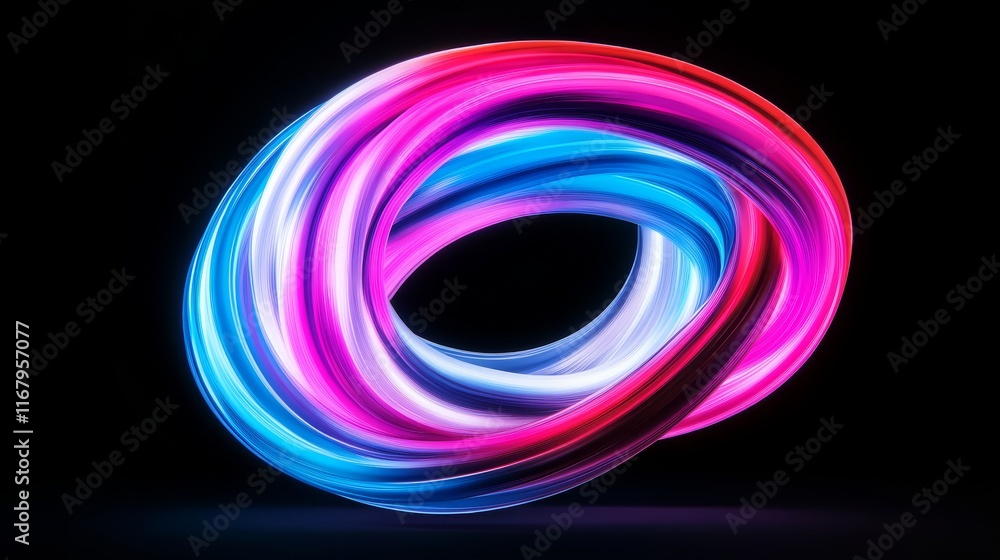 Poster 3d technology abstract art dynamic fluid kv background creative design