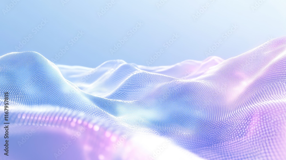 Aufkleber abstract background with light blue and white colors, a technology banner concept for internet conne