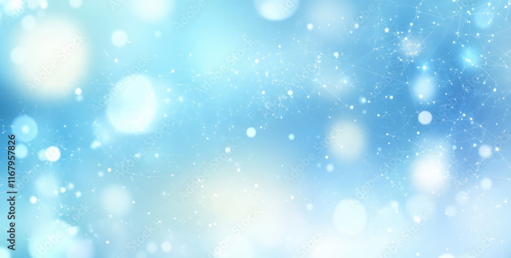 Poster abstract background with light blue and white colors, a technology banner concept for internet conne