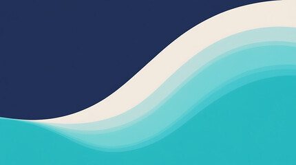 Naklejka premium Tranquil Gradient A Blend of Deep Blue and Aqua Green Evoking Calmness and Serenity.