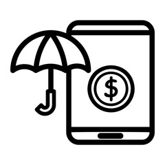 protection Line Icon