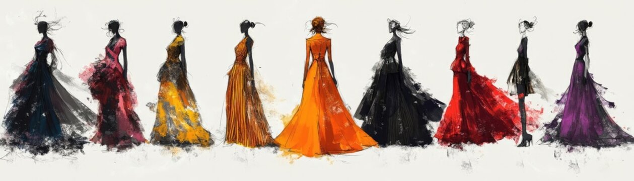 A designer showcasing sketches for a sustainable fashion line, focusing on ethics