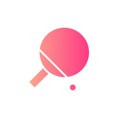 table tenis gradient icon