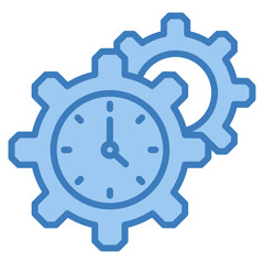 Time Management Icon Element For Design