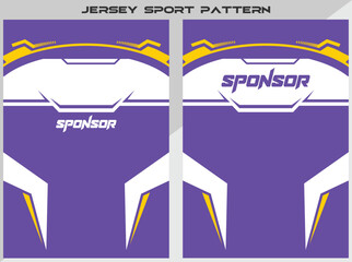 Sports Jersey Shirt Design Ready To Print - For Sublimation