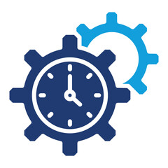 Time Management Icon Element For Design