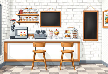 Cozy Café Corner A Perfect Blend of Coffee and Desserts
