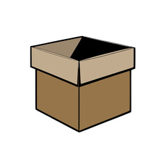 isolated object of cardboard box and logo. collection of cardboard box and cardboard stock symbol for web.