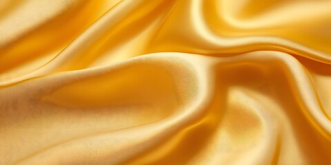 Obraz premium Golden Fabric Texture: Smooth, Luxurious Drape