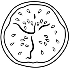 watermelon coloring book