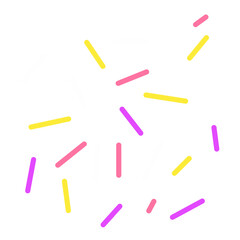 Colorful Sprinkles Decoration