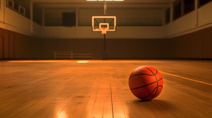 Basketball Court Hardwood Floor Sport Ball Game Orange Athletic Competition Arena Recreation Indoor