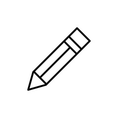 Fototapeta premium pencil line icon