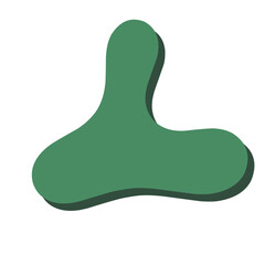 Fototapeta premium Collection of Illustrations of Irregular Organic Blob Shapes