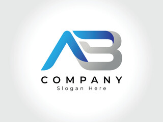 ELEGANT LOGO LETTER A&B