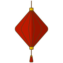Obraz premium Chinese New Year Lantern. Chinese lanterns. Japanese asian new year red lamps festival