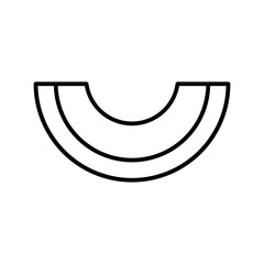 melon line icon