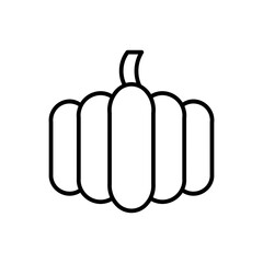 pumpkin line icon