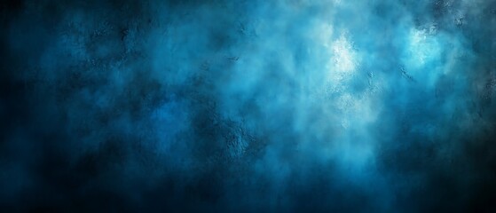 Abstract blue smoke cloud background.